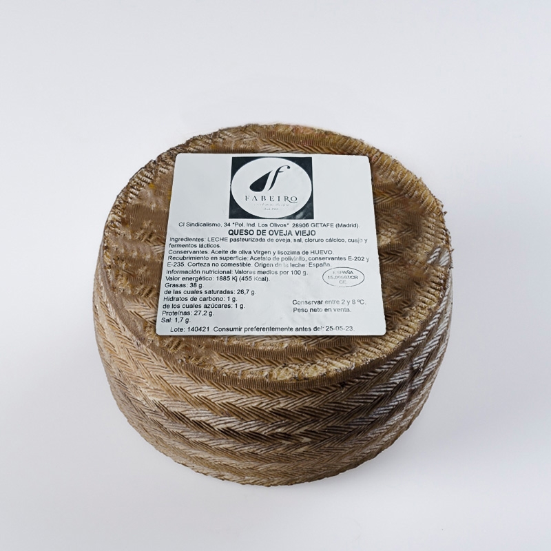 Queso de oveja viejo Manchego 3,25 kg